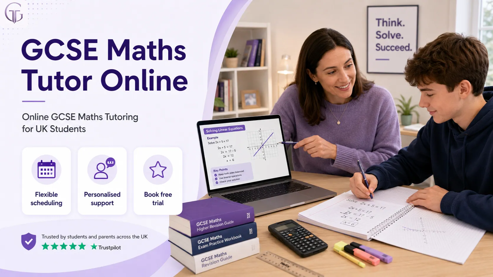 GCSE Maths tutor online for UK students