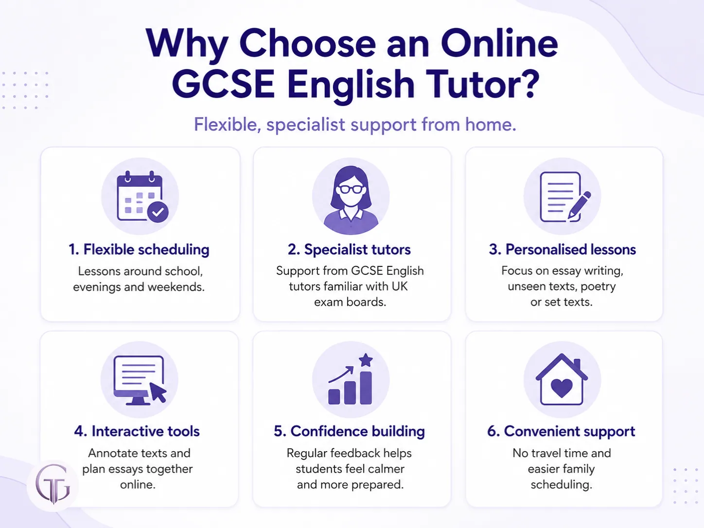 Why choose an online GCSE English tutor for flexible support from home