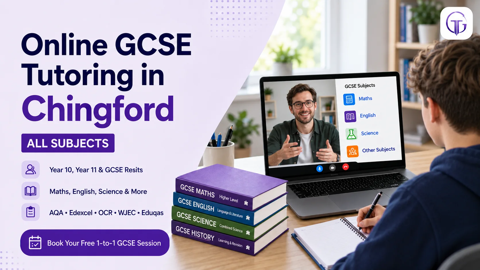 Online GCSE tutoring in Chingford for Year 10, Year 11 and resit students