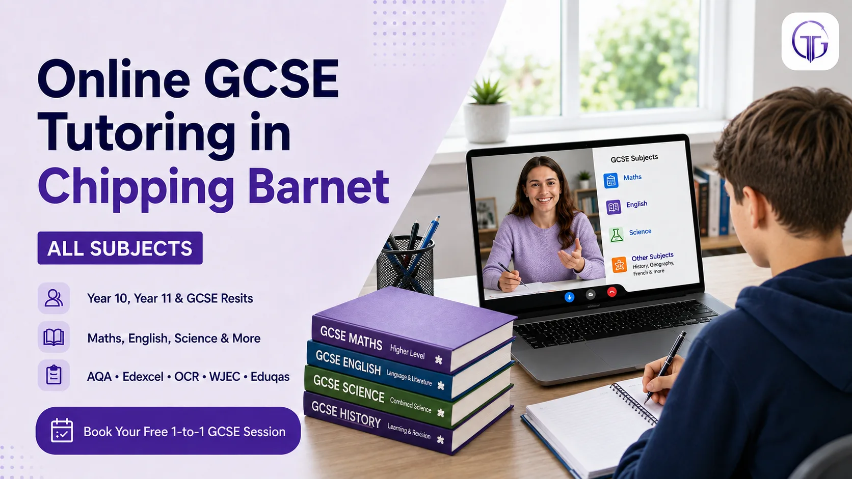 Online GCSE tutoring in Chipping Barnet for Year 10, Year 11 and private candidates