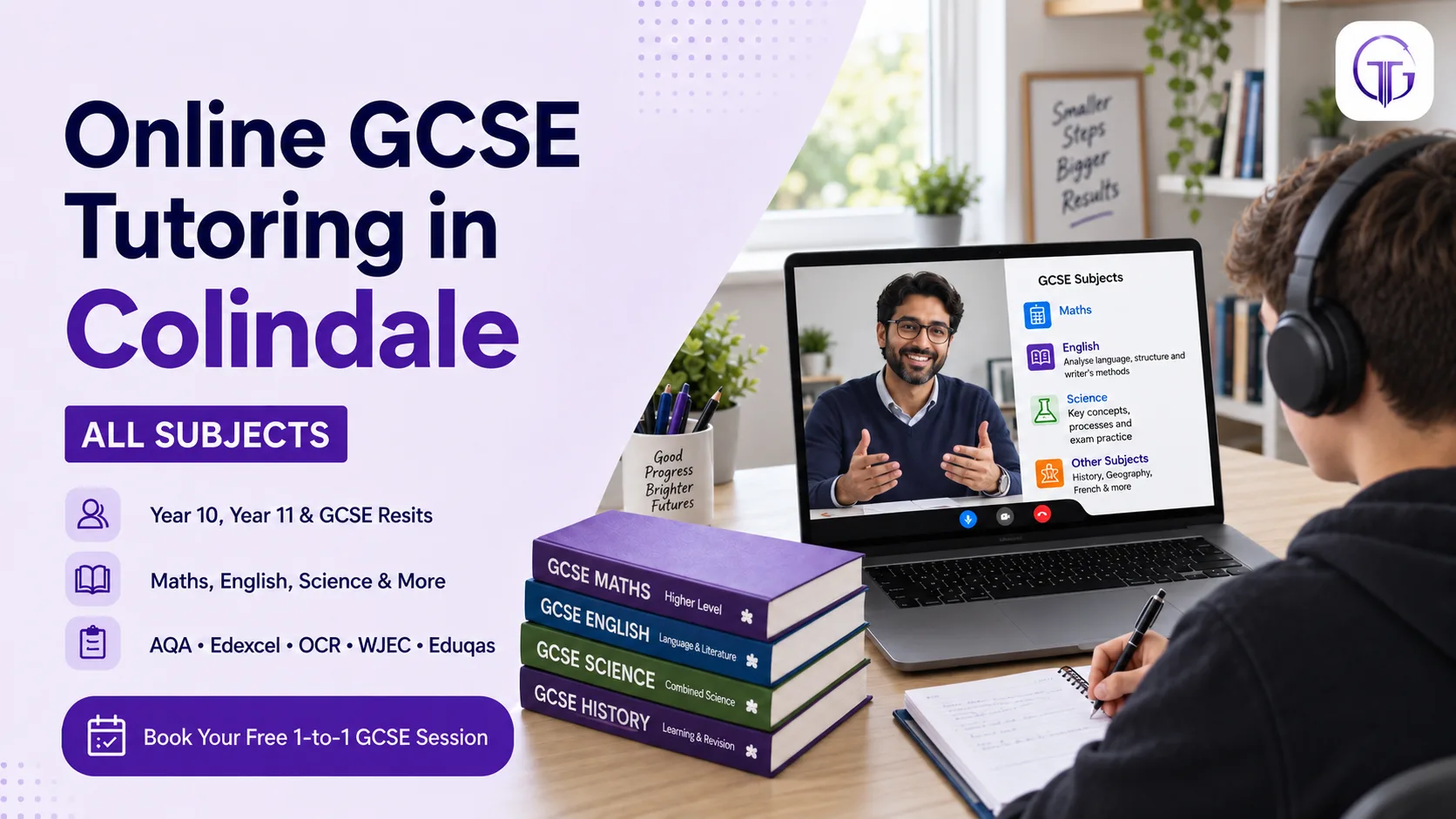 Online GCSE tutoring in Colindale for Year 10, Year 11 and resit students