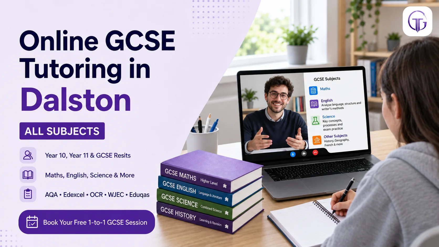 Online GCSE tutoring in Dalston for Year 10, Year 11 and resit students
