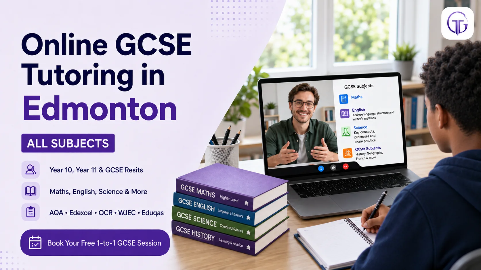 Online GCSE tutoring in Edmonton for Year 10, Year 11 and resit students