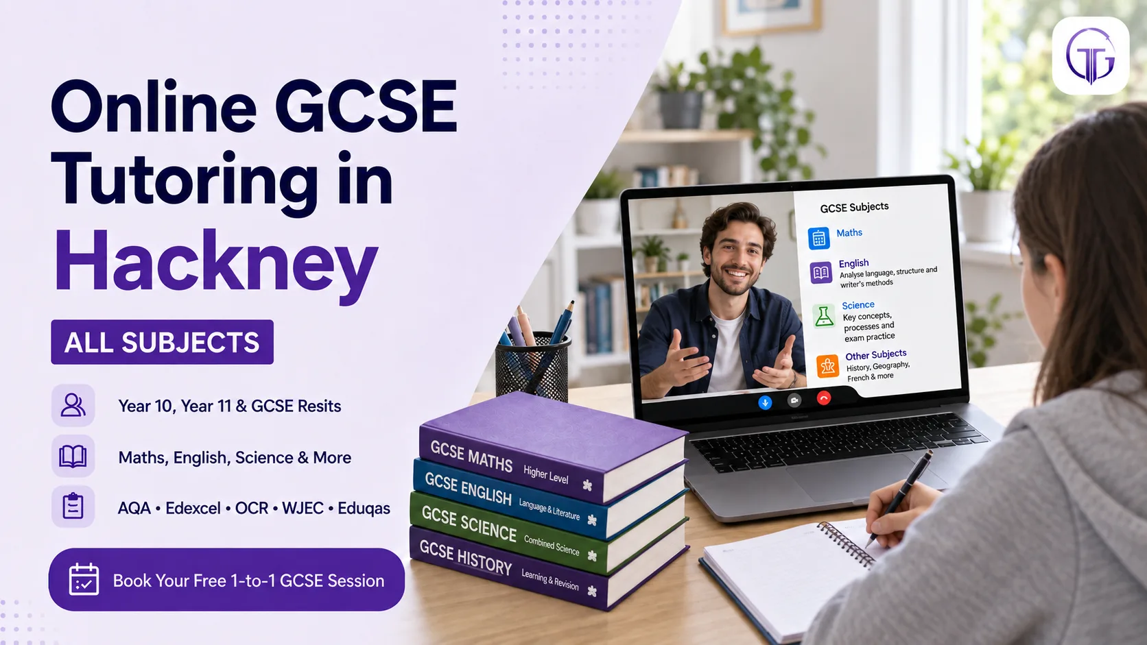 Online GCSE tutoring in Hackney for Year 10, Year 11 and resit students
