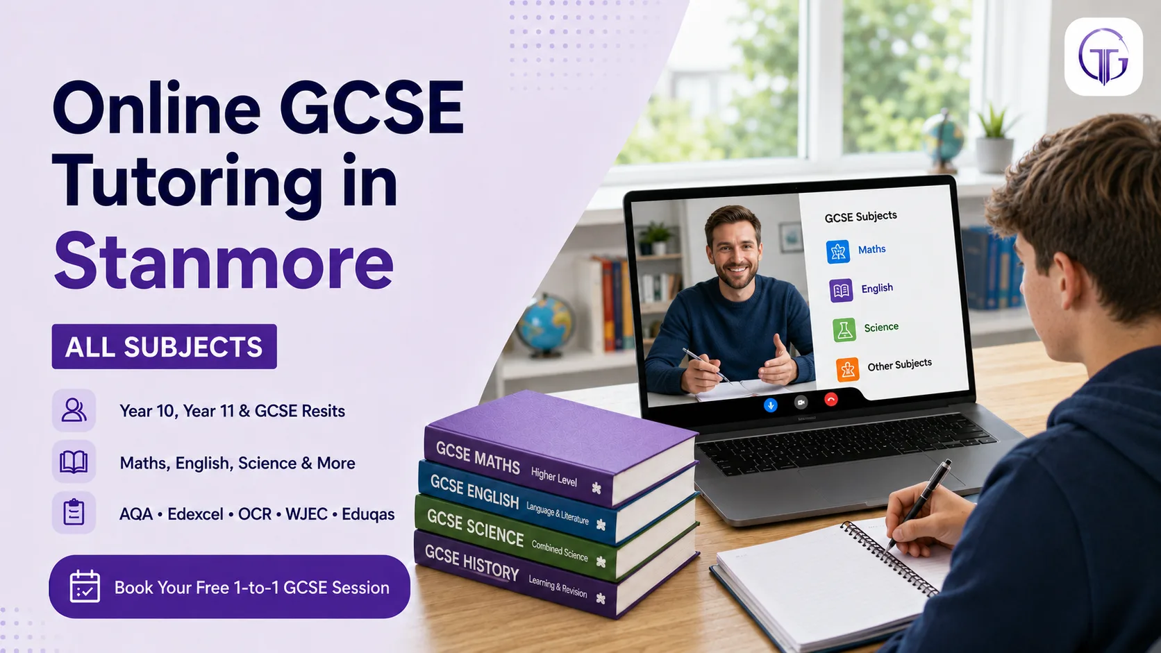 Online GCSE tutoring in Stanmore for Year 10, Year 11 and resit students