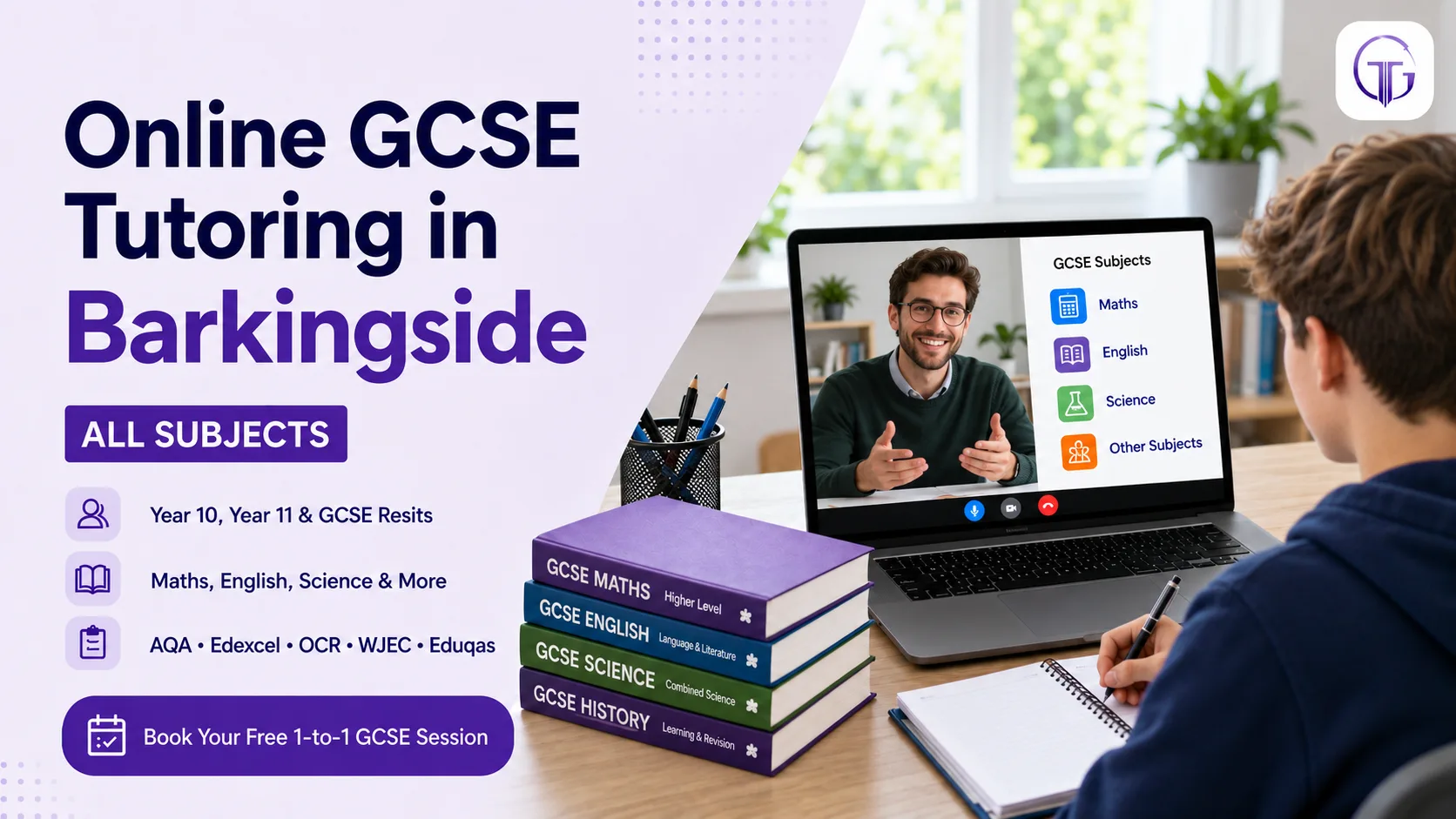 Online GCSE tutoring in Barkingside for Year 10, Year 11 and resit students