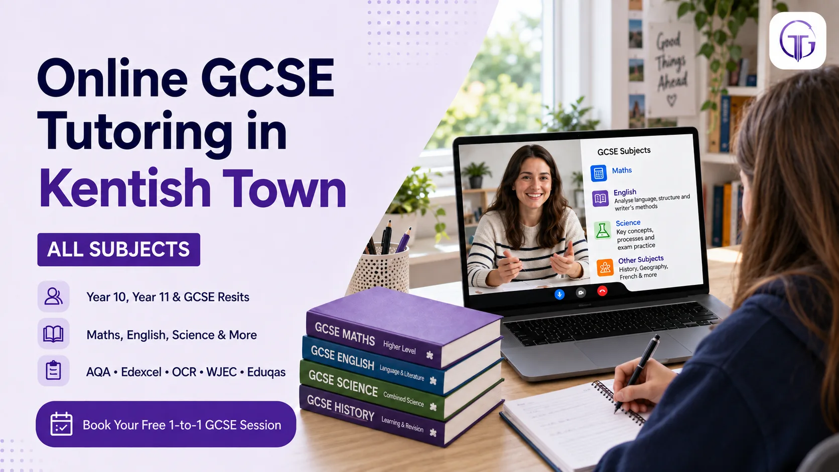 Online GCSE tutoring in Kentish Town for Year 10, Year 11 and resit students