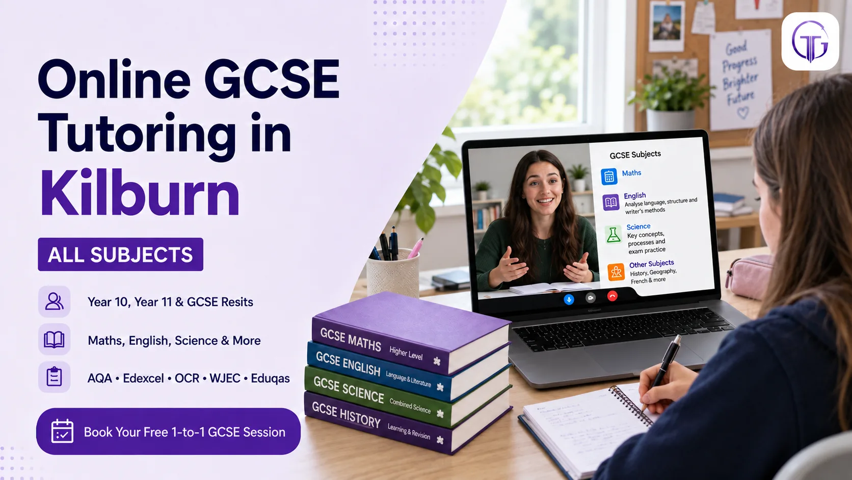 Online GCSE tutoring in Kilburn for Year 10, Year 11 and resit students