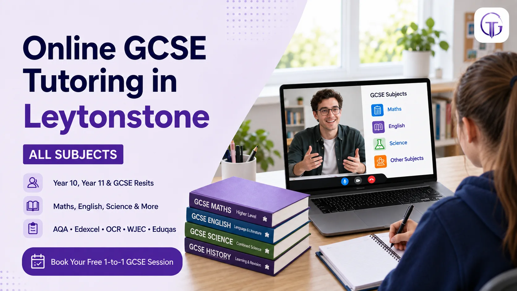 Online GCSE tutoring in Leytonstone for Year 10, Year 11 and resit students